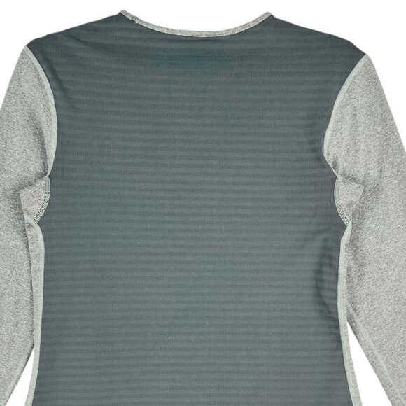 Nike Dri-Fit Women's Heather Gray Long Sleeve Stretch Athletic Top Size Large - Picture 3 of 9